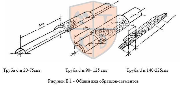 Общий вид образцов-сегментов